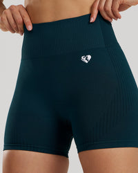 Power Seamless Shorts | Dark Moss