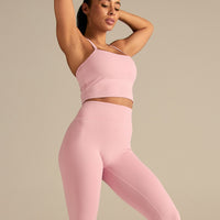 Essential High Waist Leggings | Sweet Pink