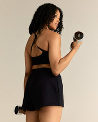 Motion Seamless Racer Front Bra | Black