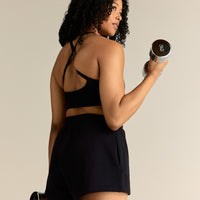 Motion Seamless Racer Front Bra | Black