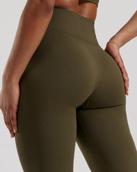 Power Seamless Leggings | Khaki