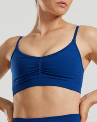 Define Scrunch Seamless Bralette | Ink Blue