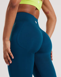 Define Scrunch Seamless 7/8 Leggings | Teal