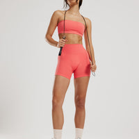 Define 2.0 Seamless Bandeau Bra | Sunlit Coral