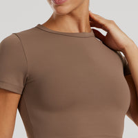 Essential Cropped Short Sleeve Tee | Caribou