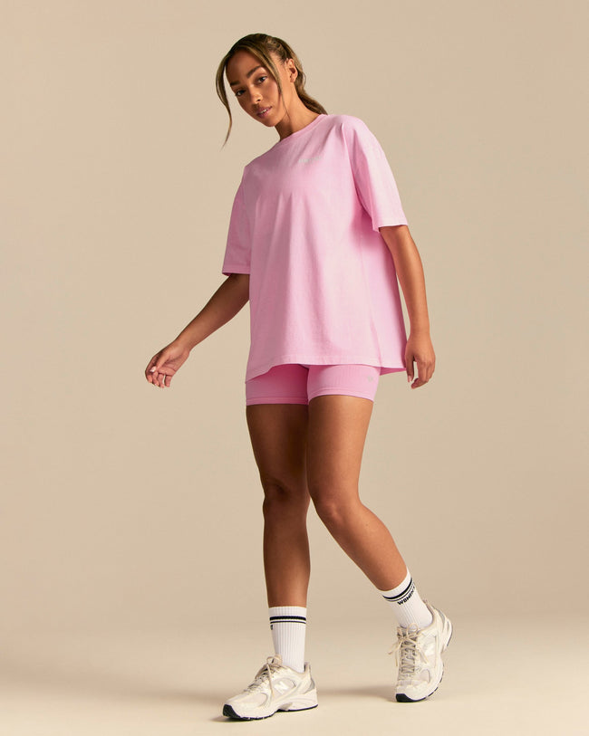 Comfort OS Barbell Society Short Sleeve T-Shirt | Candy Pink (4/6)
