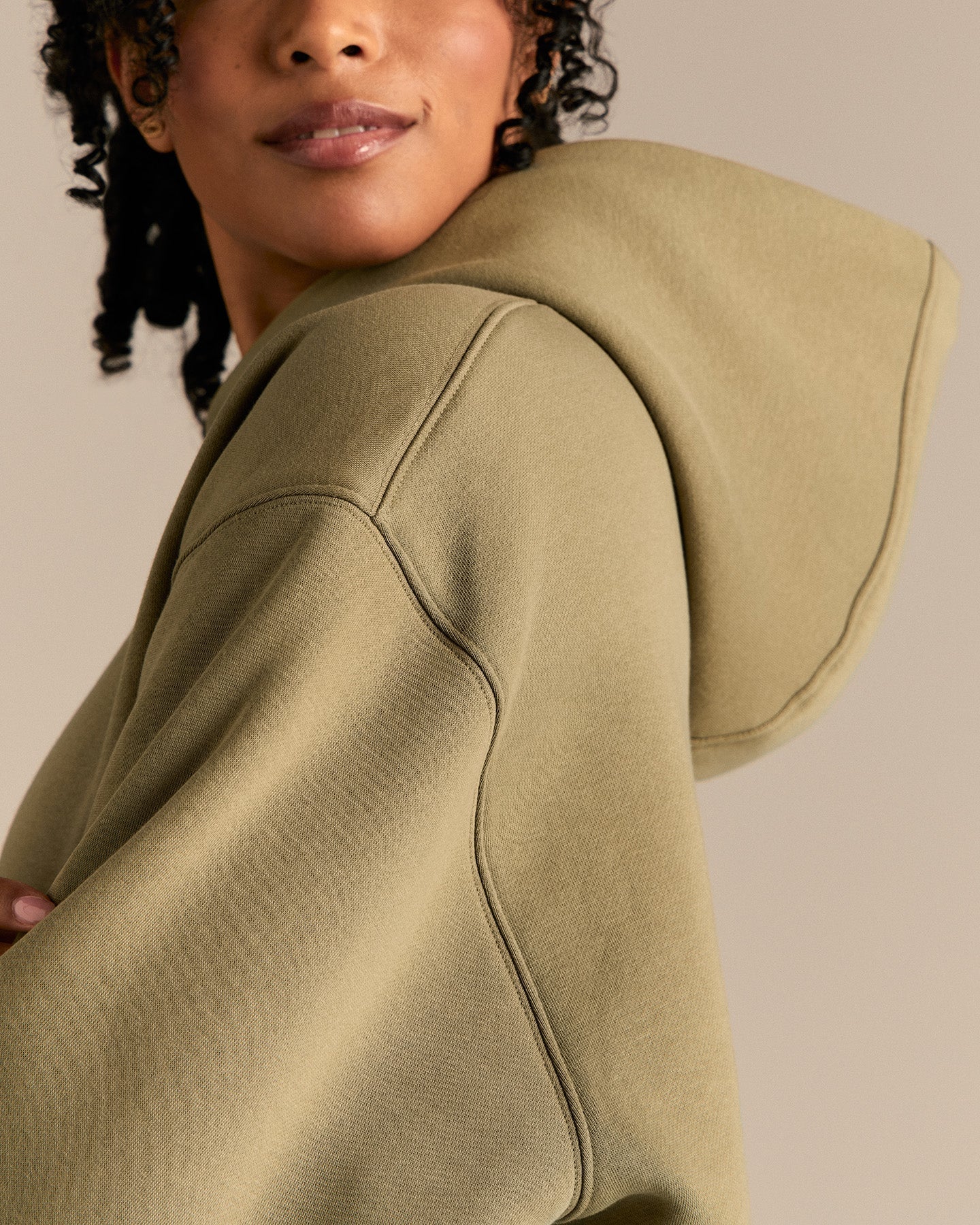 Comfort Oversized Sports Club Hoodie | Willow