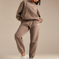 Comfort Sports Club Joggers | Taupe Grey