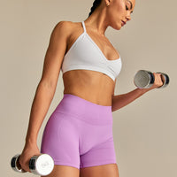 Define 2.0 Scrunch V-Neck Bra | White