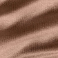 Comfort Ribbed Cropped T-Shirt | Mauve Taupe