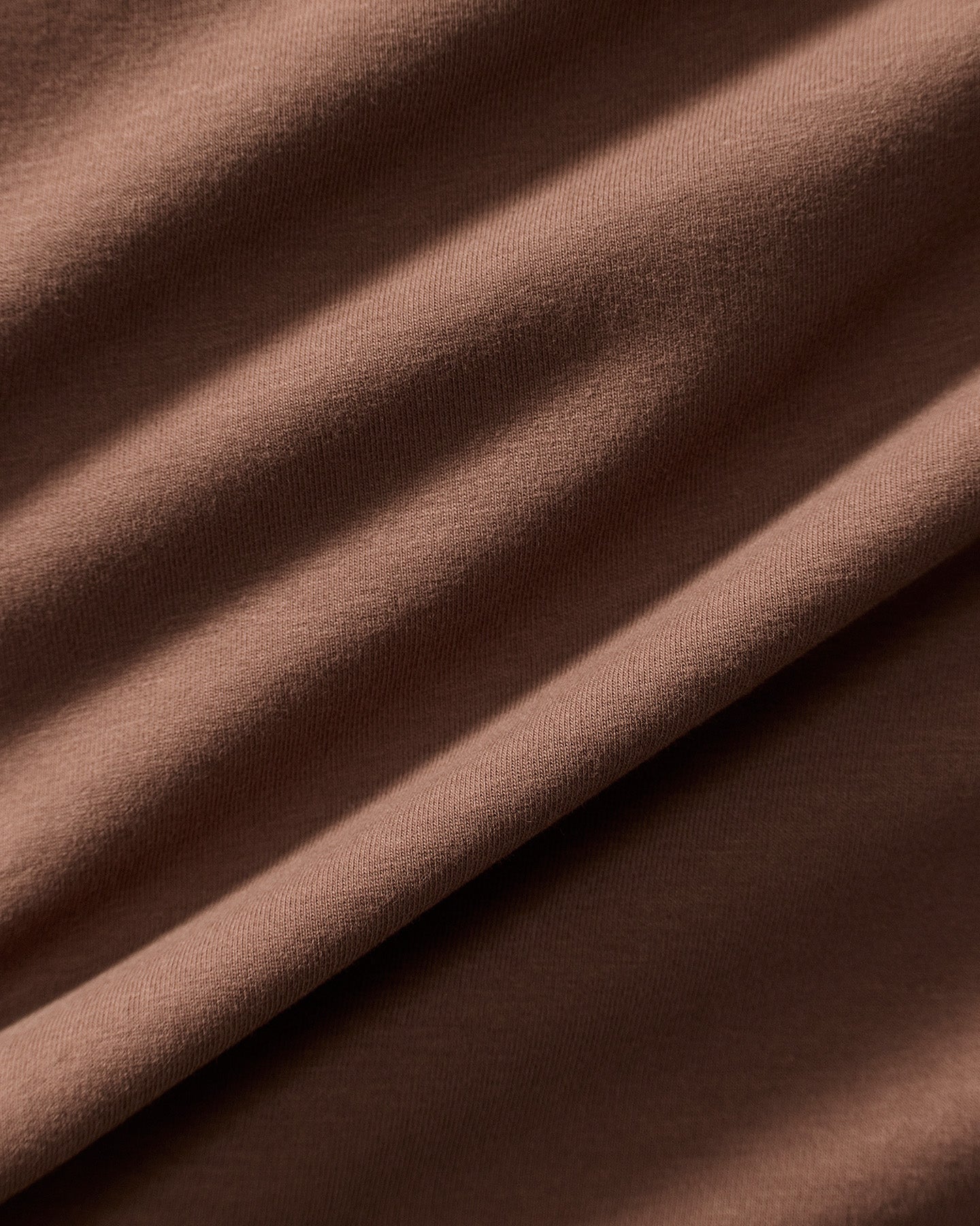 Cotton Contour Fold Over Straight Leg Pants | Mocha