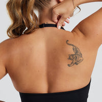 Motion Seamless Halter Bra | Black