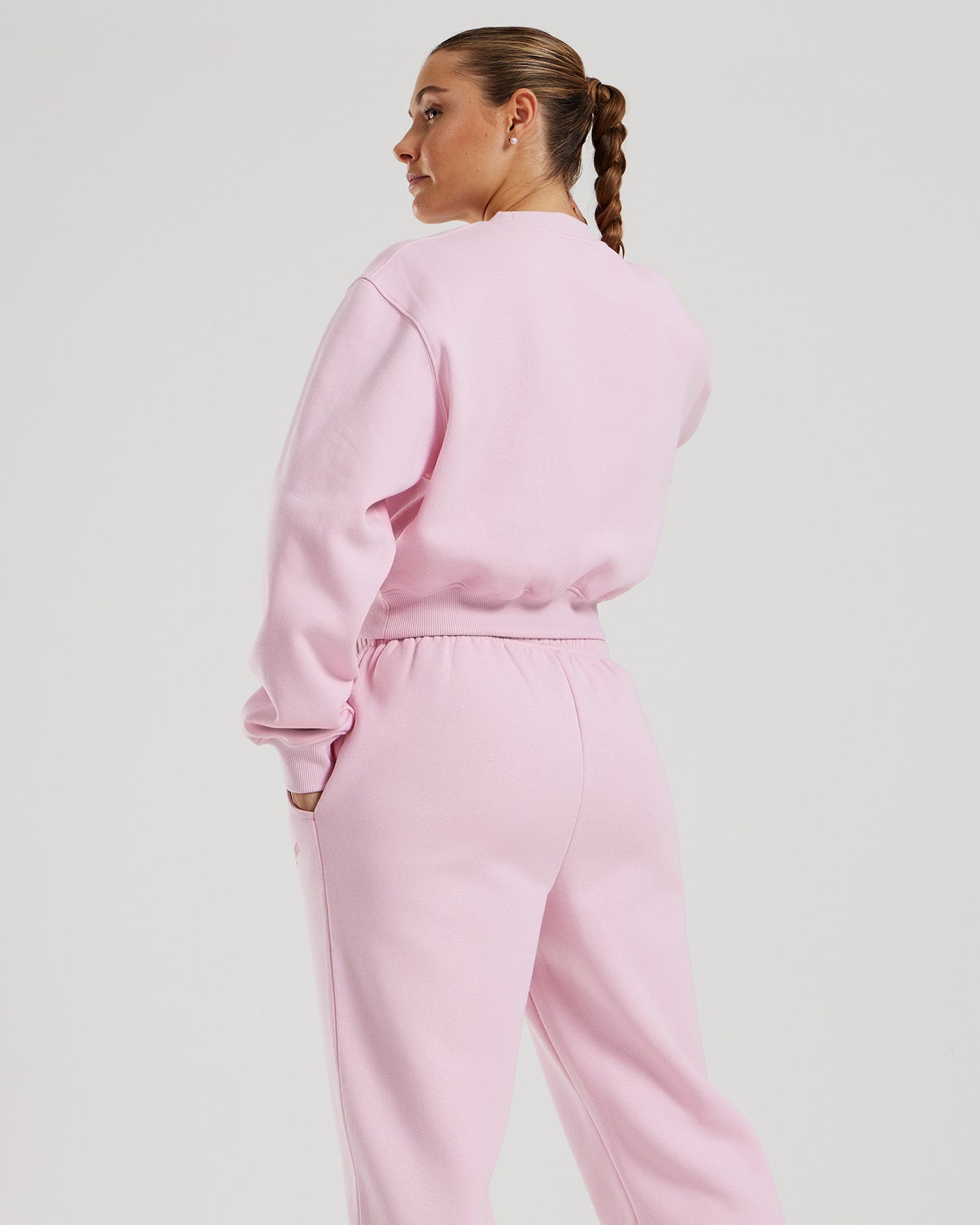 Comfort Cropped Crew Neck | Quartz