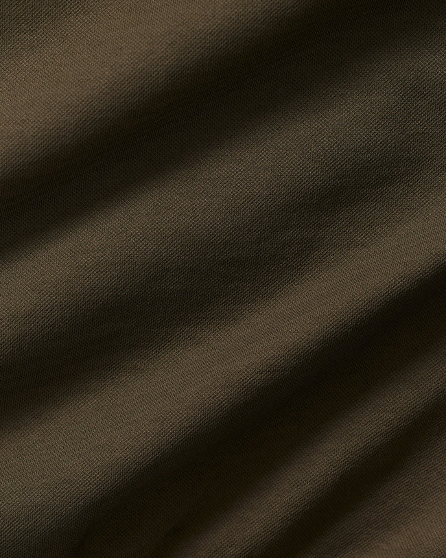 Power Short Sleeve Crop Top | Dark Olive (5/8)