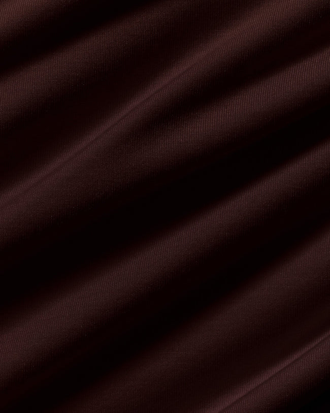 Smooth Contour Midi Short Sleeve T-Shirt | Cafe Noir