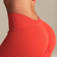 Define 2.0 Seamless Low Back Shorts | Lava Red