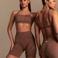 Define 2.0 Seamless Racer Back Bra | Mocha