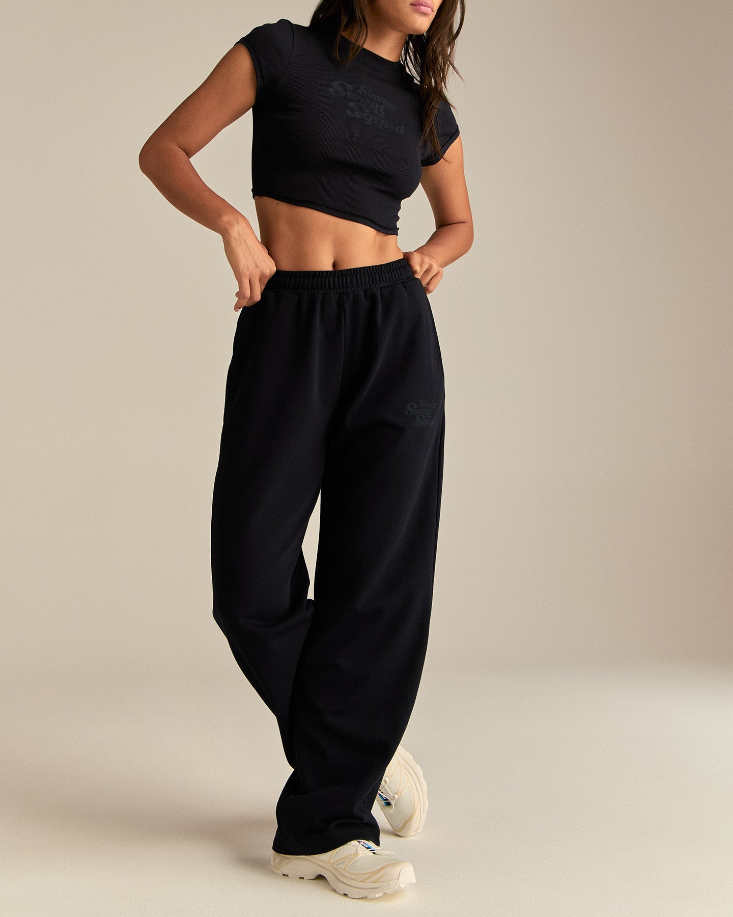 Comfort Lightweight Sweat Squad Joggers | Black