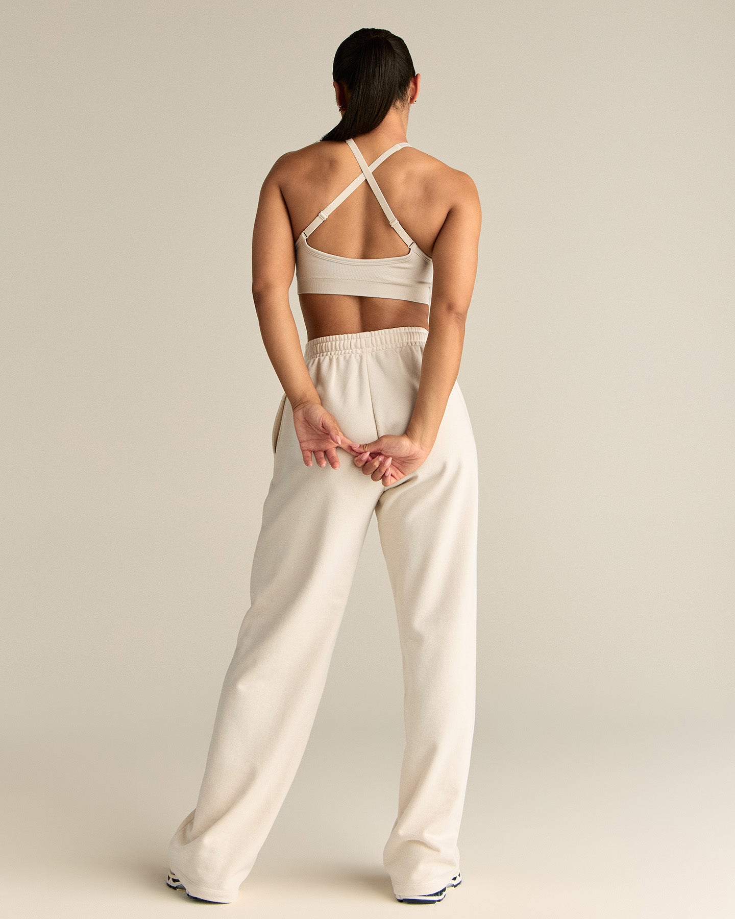 Motion Seamless Racer Front Bra | Off White