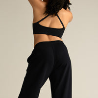 Comfort Lightweight Straight Leg Joggers | Black