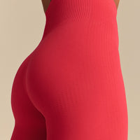 Power Seamless Leggings | Spicy Red