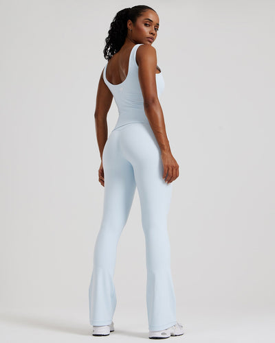 Essential Mini Flared Leggings | Icy Blue