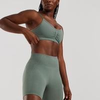 Define 2.0 Seamless Scrunch Bralette | Sage