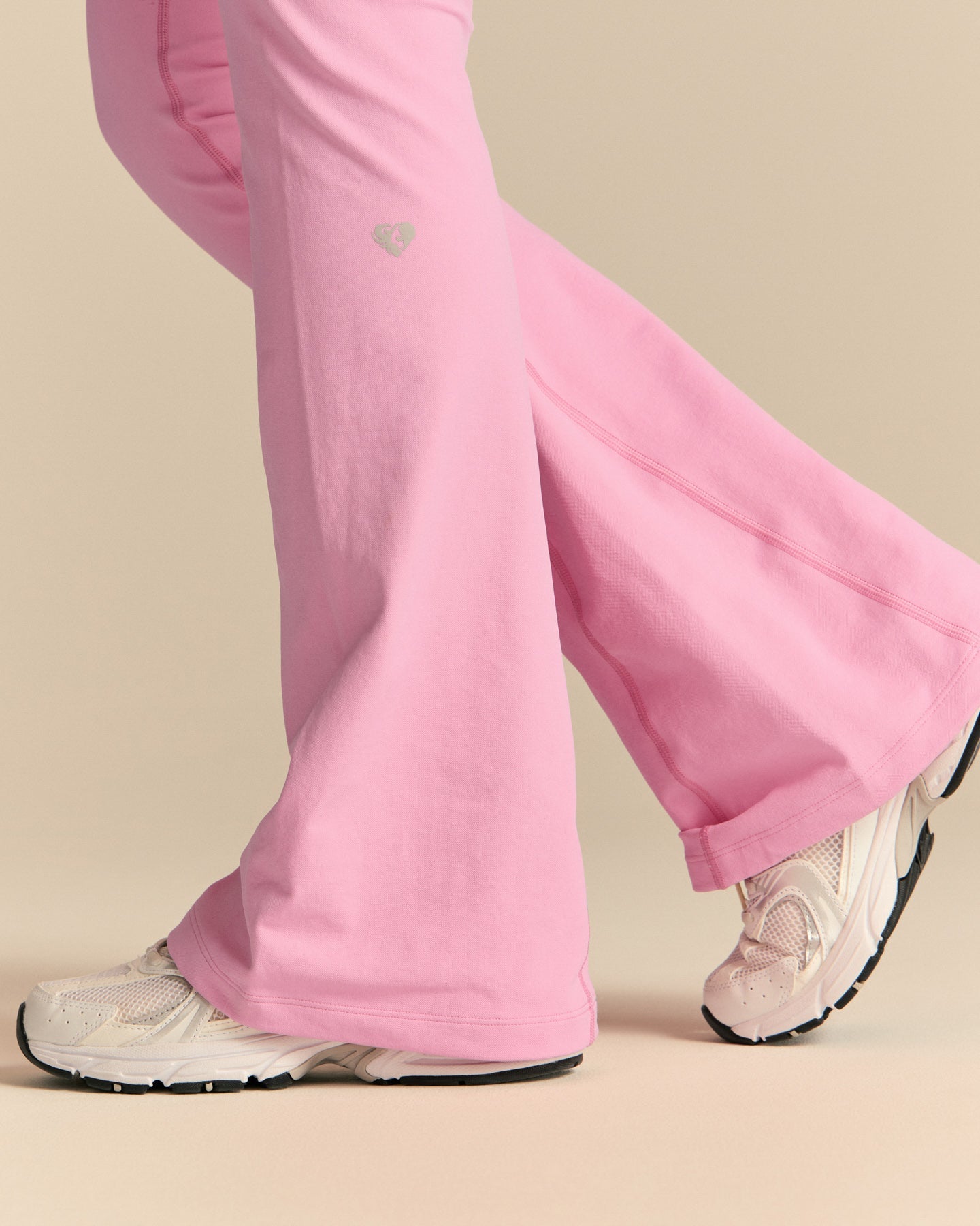 Power High Waist Flared Leggings | Candy Pink (6/6)