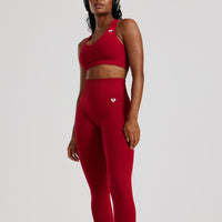 Power Seamless Scrunch Leggings | Chilli Red