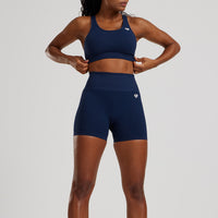 Power Seamless Adjustable Sports Bra | Sapphire Blue