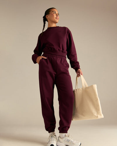 Comfort Joggers | Merlot