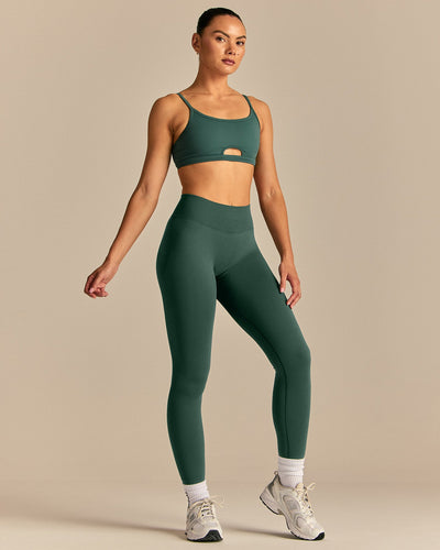 Emphasize Peek-A-Boo Bra | Evergreen