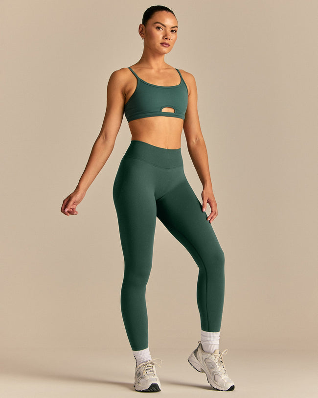 Emphasize Peek-A-Boo Bra | Evergreen