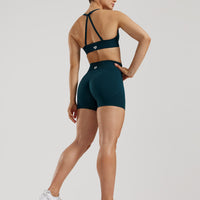 Define 2.0 Seamless Halter Neck Bra | Dark Moss