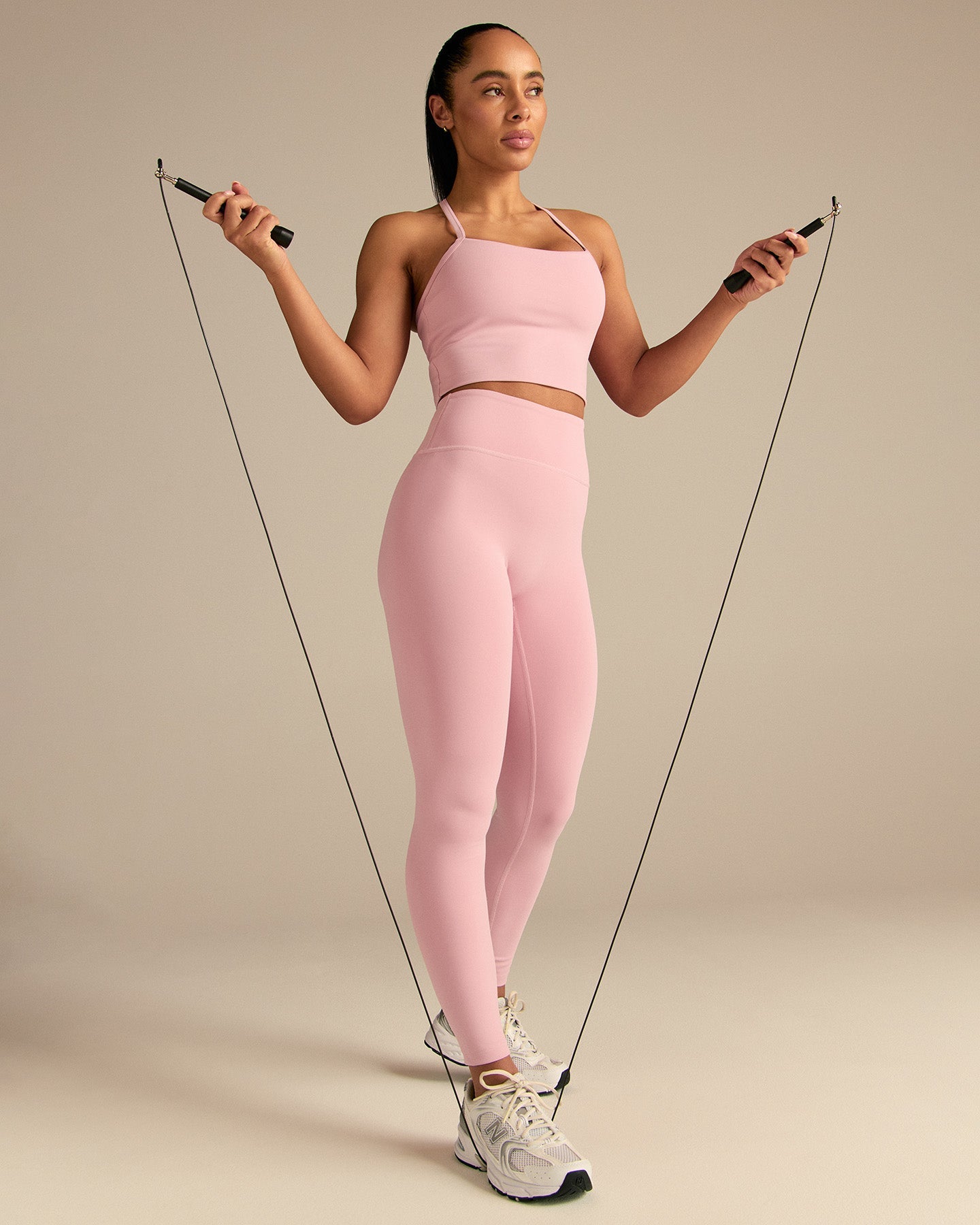 Essential High Waist Leggings | Sweet Pink