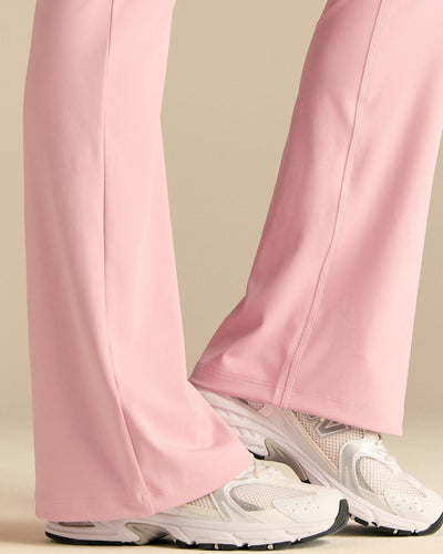 Essential High Waist Flared Leggings | Sweet Pink