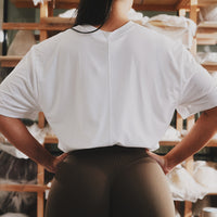 Comfort Oversized Hook Up T-Shirt | White