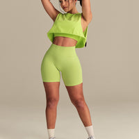 Comfort Drop Armhole Tank | Lime Punch