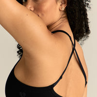 Motion Seamless Racer Front Bra | Black