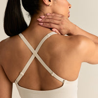 Motion Seamless Racer Front Bra | Off White