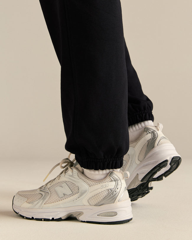 Comfort Cuffed Hem Joggers | Black