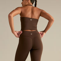 Essential Halter Tank | Cocoa