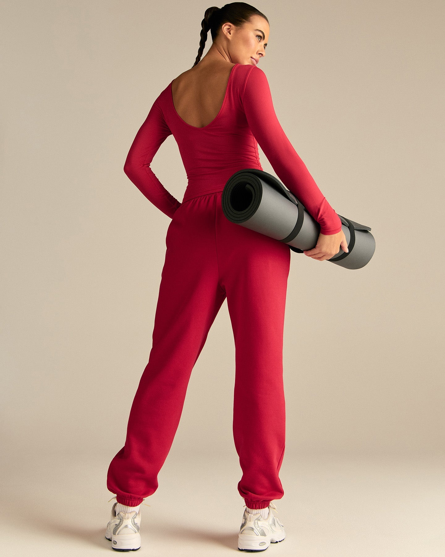 Smooth Contour Long Sleeve Reversible T-Shirt | Candy Apple