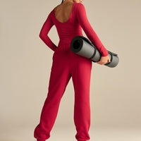 Smooth Contour Long Sleeve Reversible T-Shirt | Candy Apple