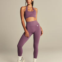 Power Seamless Scrunch Leggings | Dusk Plum
