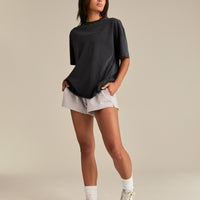 Comfort Summer Sweat Squad Graphic T-Shirt | Vintage Black