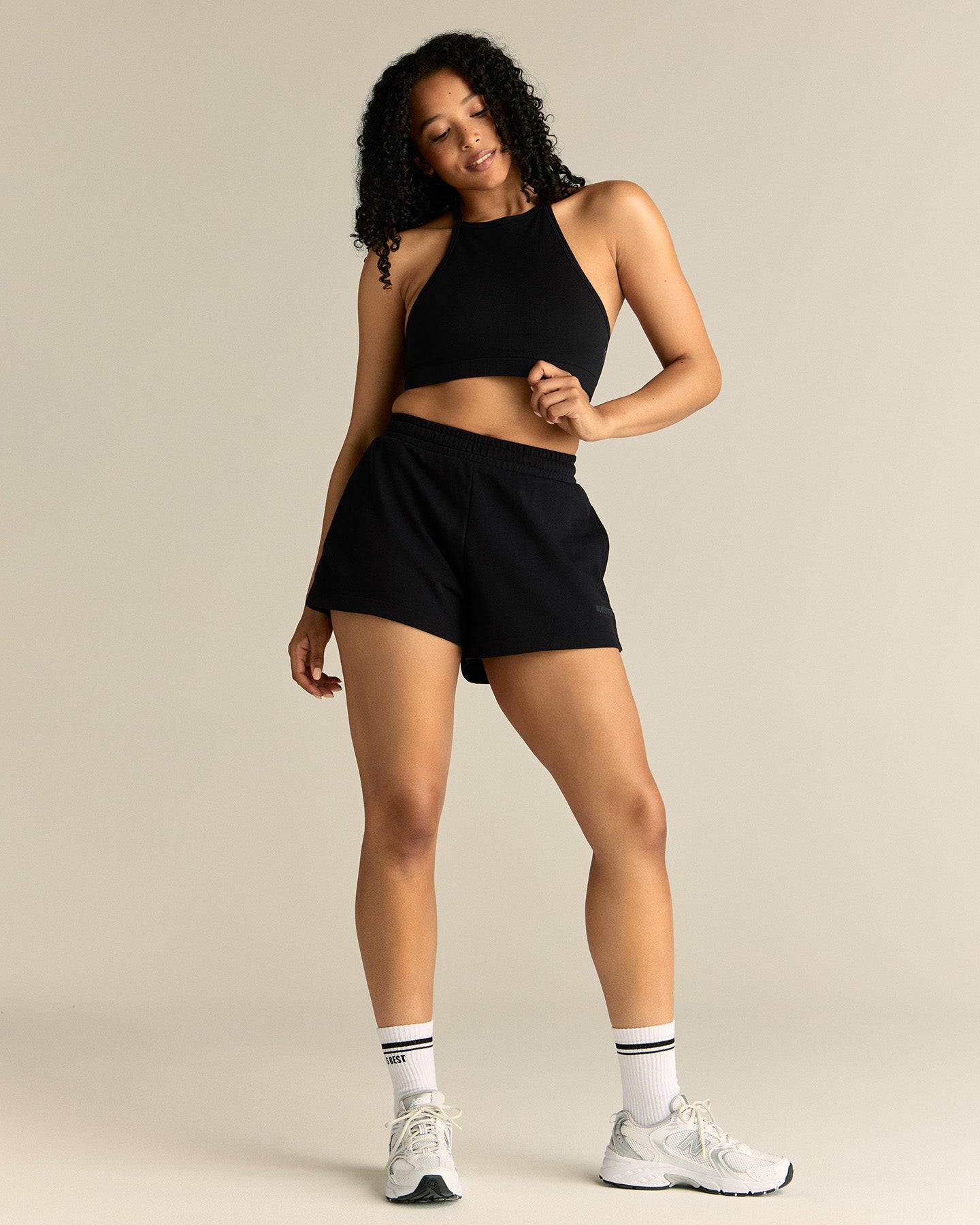 Motion Seamless Racer Front Bra | Black