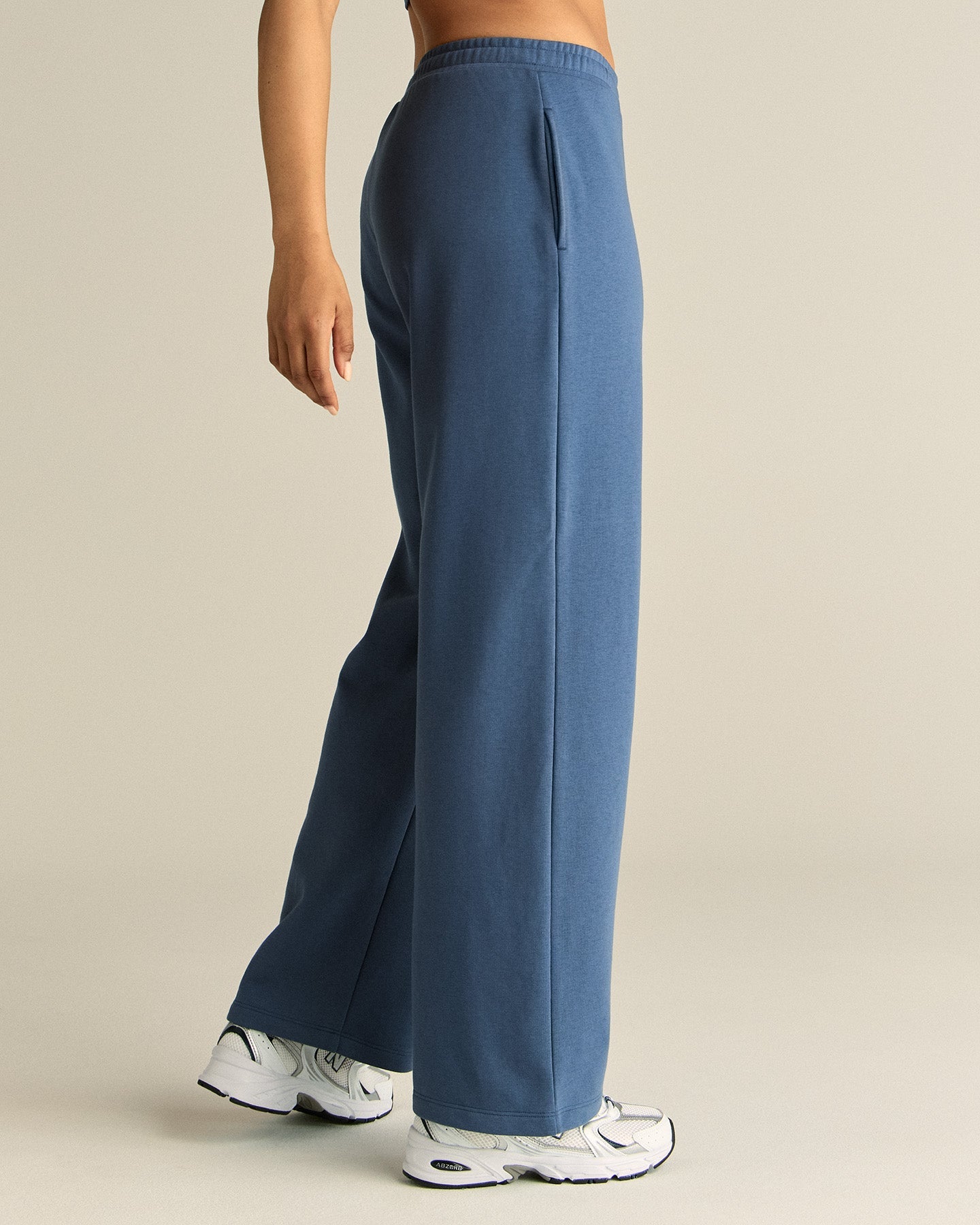 Comfort Lightweight Straight Leg Joggers | Blueberry