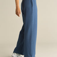 Comfort Lightweight Straight Leg Joggers | Blueberry