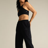Comfort Lightweight Straight Leg Joggers | Black